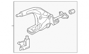 Parking brake lever VW Golf 15-21