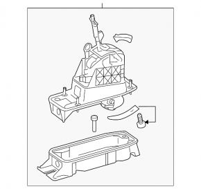 Gearbox shifter VW Jetta 13-16 USA hybrid