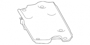 Battery tray Infiniti Q50 14-20 3.0T, 3.7