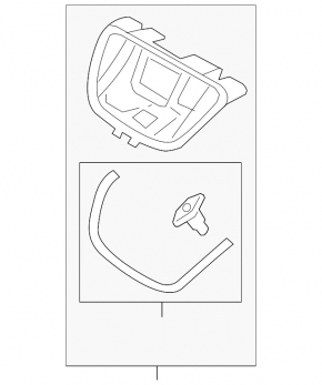 Charging Port Cover Inner Nissan Leaf 11-12