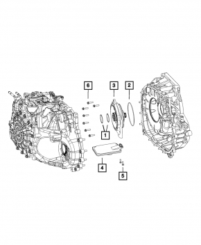 Oil pump automatic transmission Dodge Dart 13-16 2.4
