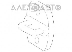 Front left door lock bracket Lexus RX350 RX450h 10-15