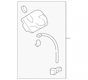 Honda Accord 13-17 Fuel Filler Door Housing