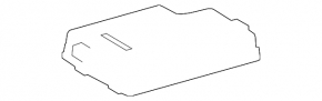Upper fuse box cover under the hood, right, Lexus NX300 18-21