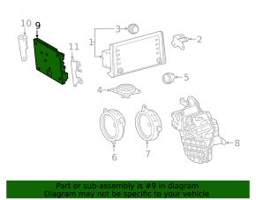 Toyota Rav4 19-22 JBL Audio Amplifier