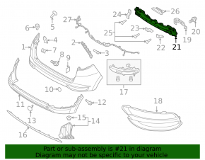Kia Sportage 20-22 rear bumper reinforcement