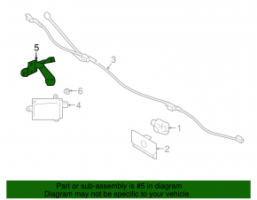 BSM Blind Spot Sensor Bracket Right Subaru Legacy 15-19