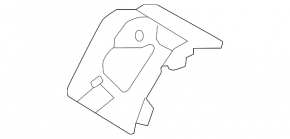 Nissan Rogue 21-26 Rear Row Isofix Cap Black