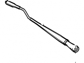 Wiper arm right Ford Flex 09-19