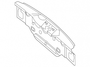 Rear panel for Audi Q5 8R 09-17, 3-piece set, on the body, graphite
