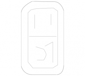 Front left trunk release button Mercedes GLS-class X166 13-19 3.0