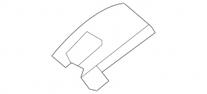 Isofix rear seat plug 2nd row Mercedes W167 GLE 350 450 20-23 beige