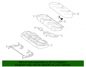 Isofix rear seat plug 2nd row Mercedes W167 GLE 350 450 20-23 beige