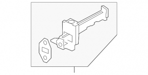 Front left door stop for Ford C-max MK2 13-18