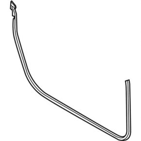 Lower front right door seal for Ford Mustang mk6 15-23 convertible