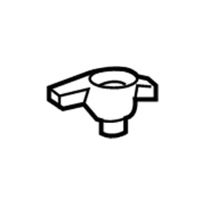 Driver's visor mounting hook Ford Edge 15 - beige