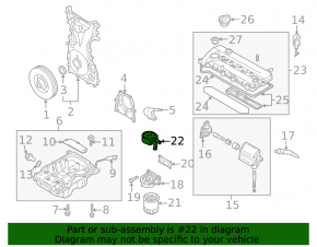 Mazda CX-7 10-12 Restyling Engine Oil Cooler, 2.5