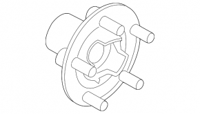 Front left wheel hub for Land Rover Range Rover Evoque 12-18