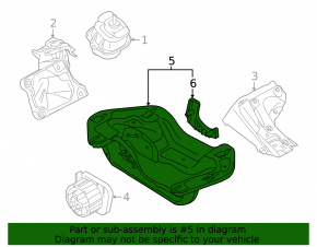 Gearbox support BMW X5 E70 07-13