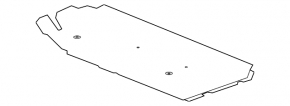 Left underbody protection Chevrolet Impala 14-20