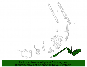 Nissan Pathfinder 13-20 trunk release button