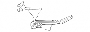Front bumper mount under the headlight, right, Subaru Forester 22-24