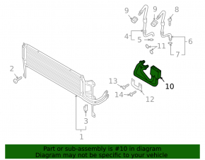Gearbox cooling pipes VW Tiguan 09-17