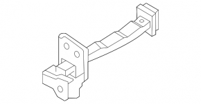 Front left door stop Kia K5 21-26