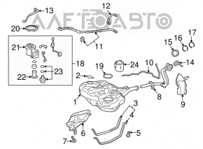 Fuel pump for Toyota Prius 30 10-15