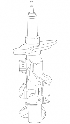 Shock absorber front left Chevrolet Camaro 16-23 SS