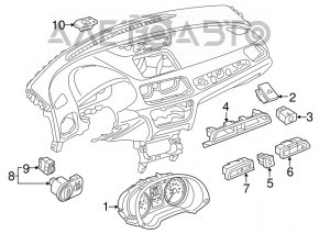 Audi Q3 Hazard Warning Button 8U 15-18