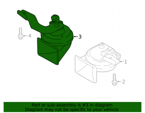 Signal high Hyundai Ioniq 20-22 with bracket