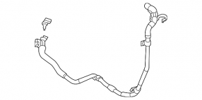 Cooling system hose for Mercedes W167 GLE 350 20-23 with sensor