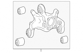 Rear right axle shaft Mercedes A-class V177 19-22