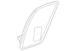Left rear bumper reflector for Volkswagen ID.4 23-25