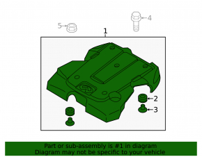 Infiniti G25 G35 4D Engine Cover (06-12)