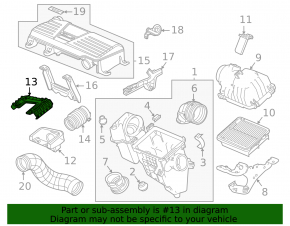 Hood seal for air intake Honda CRV 17-22 2.4, hybrid