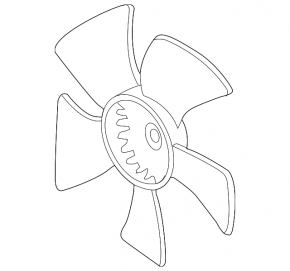 Cooling Fan Impeller Left Honda Accord 13-17 3.5