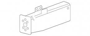 Side member fang front left Cadillac CTS 14-