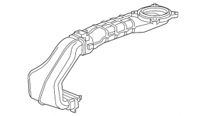 Battery duct lower Chevrolet Malibu 13-15 hybrid
