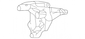 Rear Engine Mount Bracket Honda Accord 13-17 2.4 Type 2