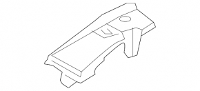 Engine cover right Lexus GS450h 06-11
