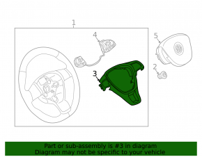 Steering wheel cover VW Jetta 19-