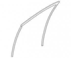 Glass seal front left Honda Clarity 18-21 usa