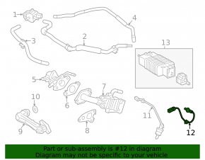 Lexus ES00h 19-26 carbon canister absorber
