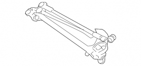 Windscreen wiper linkage with motor for Toyota Rav4 06-12