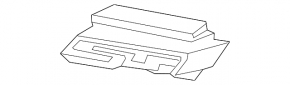 Chevrolet Camaro 16-23 SS Front Bumper Lower Grille Emblem with Base