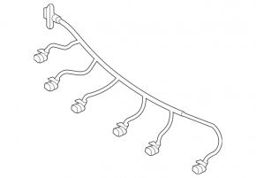 Mercedes CLA 14-16 front bumper wiring for radar