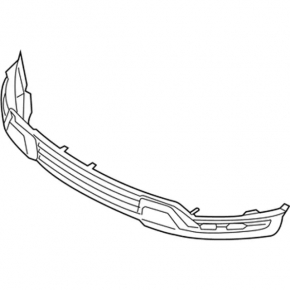 Front bumper lower part Ford Explorer 18-19 rest under molding