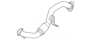 Honda CRV 20-22 hybrid exhaust pipe